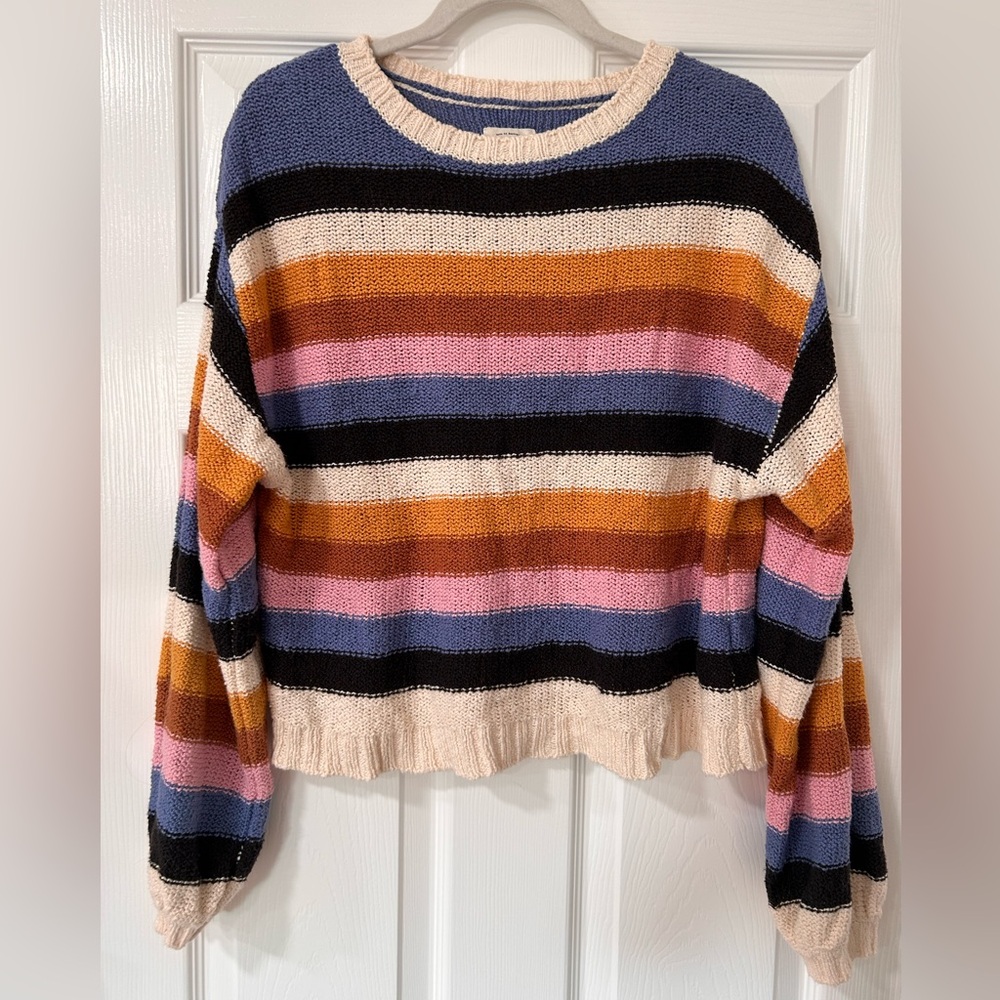 Billabong Striped Boat Neck Sweater